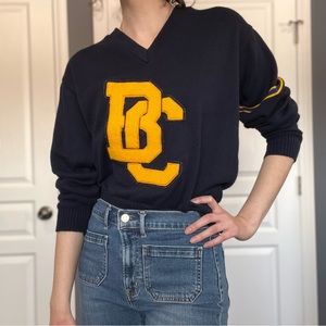 Vintage UBC Varsity Football Sweater — Made in Canada